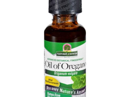 Nature s Answer Oil Of Oregano Leaf - 1 Fl Oz Hot on Sale