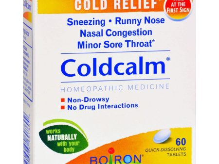 Boiron Coldcalm Cold - 60 Tablets Fashion