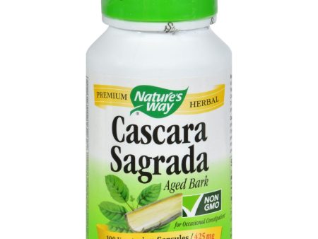 Nature s Way Cascara Sagrada Aged Bark - 100 Vcaps Hot on Sale