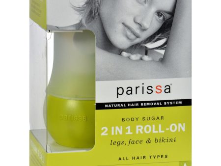 Parissa Quick And Easy Hair Removal 2 In 1 Roll On - 7 Oz For Sale