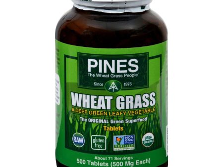 Pines International Wheat Grass - 500 Mg - 500 Tablets Online Hot Sale