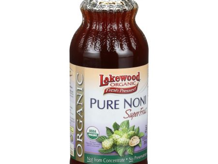 Lakewood Organic Noni Juice - Pure - Superfruit - 12.5 Oz on Sale