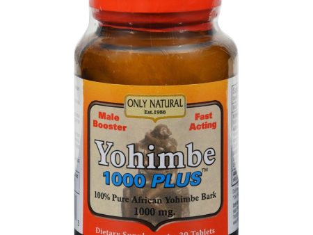 Only Natural Yohimbe 1000 Plus - 30 Tablets on Sale