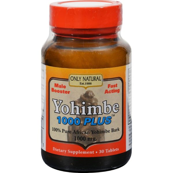 Only Natural Yohimbe 1000 Plus - 30 Tablets on Sale