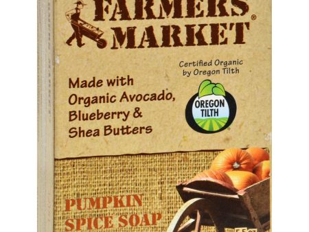 Farmer s Market Natural Bar Soap Pumpkin Spice - 5.5 Oz on Sale