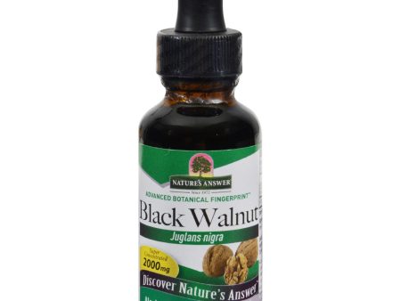 Nature s Answer Black Walnut Hulls Alcohol Free - 1 Fl Oz Discount