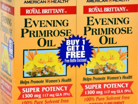 American Health Evening Primrose Oil - 1300 Mg - 60+60 Softgels Online