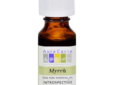 Aura Cacia Pure Essential Oil Myrrh - 0.5 Fl Oz Sale