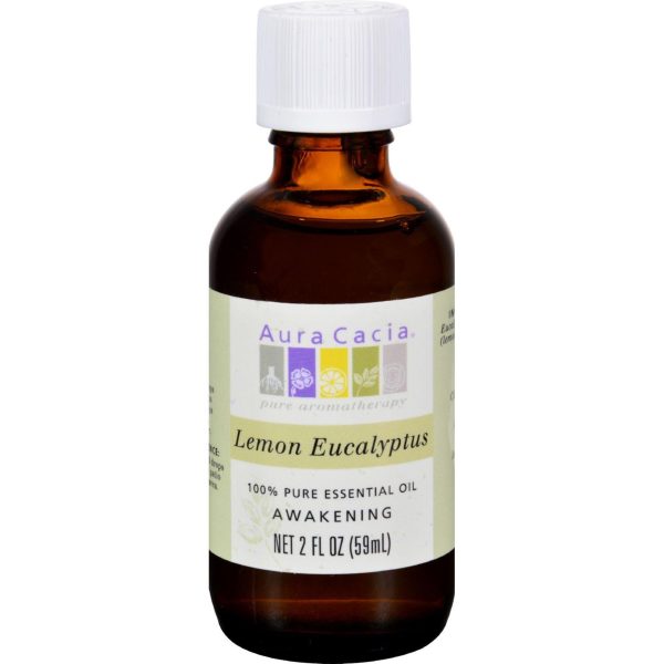 Aura Cacia Essential Oil Lemon Eucalyptus - 2 Fl Oz Fashion