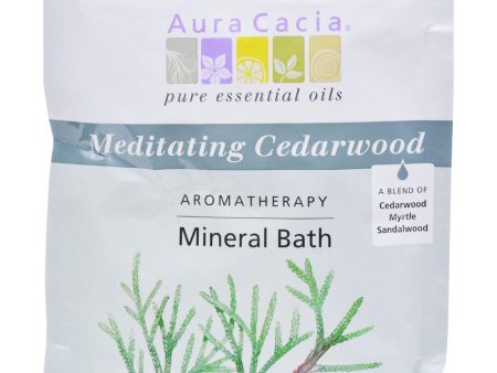 Aura Cacia Aromatherapy Mineral Bath Meditation - 2.5 Oz - Case Of 6 Online Sale