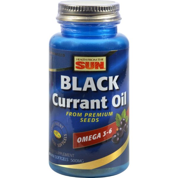 Health From The Sun Black Currant 500 - 90 Softgels Supply