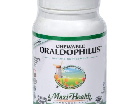 Maxi Health Chewable Oraldophilus Probiotic Formula - 100 Tablets on Sale