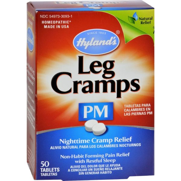 Hyland s Leg Cramps Pm - 50 Tablets Hot on Sale