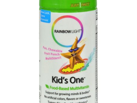 Rainbow Light Kids One Multistars Fruit Punch - 30 Chewable Tablets For Discount