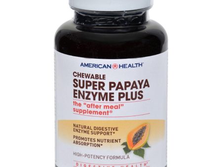 American Health Super Papaya Enzyme Plus Chewable - 180 Chewable Tablets Sale