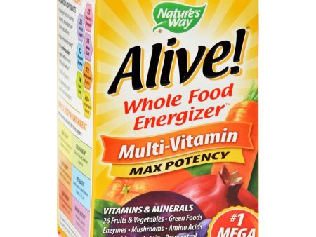 Nature s Way Alive Multi-vitamin Max Potency - 90 Tablets Online Sale