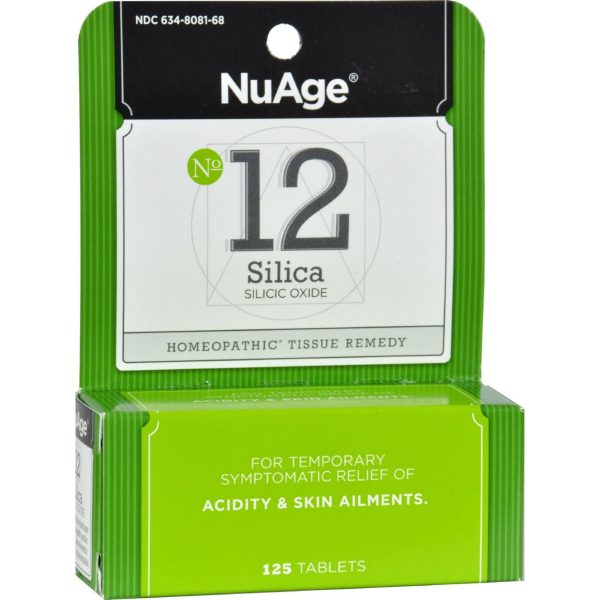 Hyland s Nuage No. 12 Silica - 125 Tablets Online Hot Sale