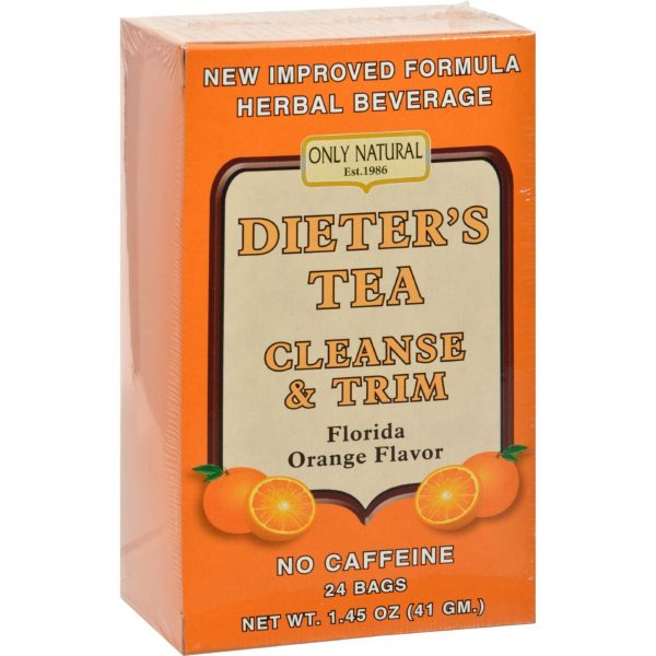 Only Natural Dieter s Tea Cleanse And Trim Orange - 24 Tea Bags Supply