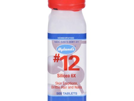 Hyland s No 12 Silicea 6x - 500 Tablets Online Hot Sale