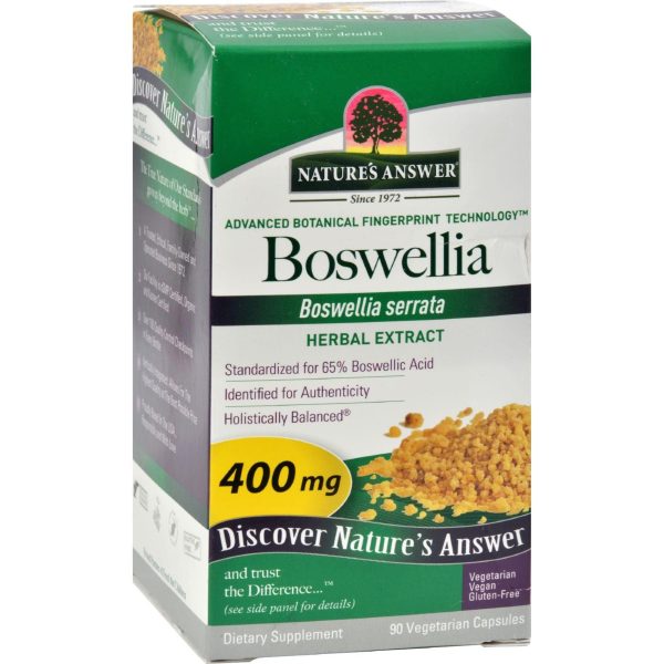 Nature s Answer Boswellia Extract - 90 Vegetarian Capsules For Cheap