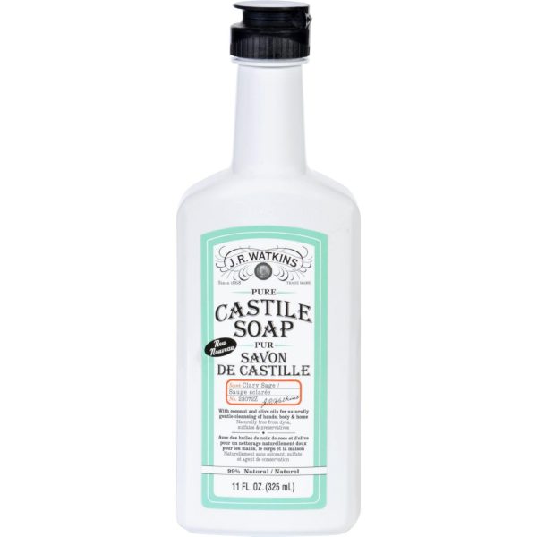 J.r. Watkins Hand Soap - Castile - Liquid - Sage - 11 Oz Cheap