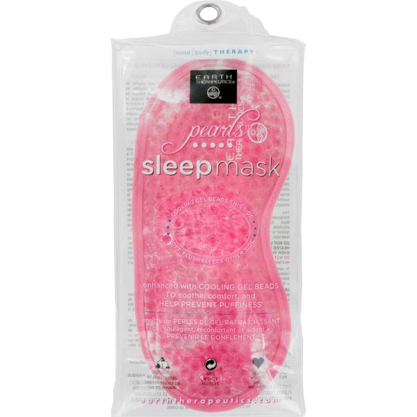 Earth Therapeutics Sleep Mask - Gel Beads - Hot Pink - 1 Count Discount