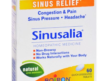 Boiron Sinusalia Sinus Pain - 60 Tablets For Sale