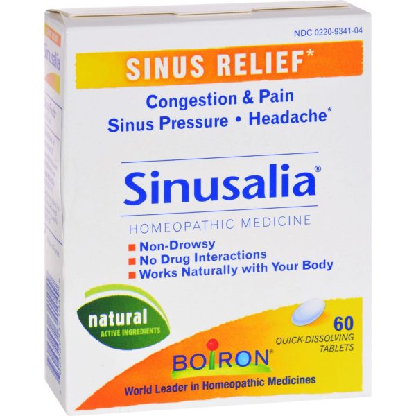 Boiron Sinusalia Sinus Pain - 60 Tablets For Sale