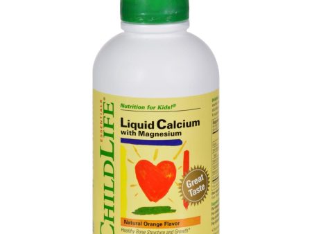 Childlife Liquid Calcium With Magnesium Natural Orange - 16 Fl Oz Online Hot Sale