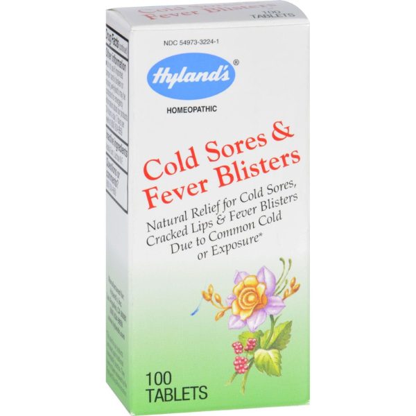 Hylands Homeopathic Cold Sores And Fever Blisters - 100 Tablets Online Sale