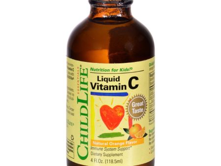 Childlife Liquid Vitamin C Orange - 4 Fl Oz Fashion