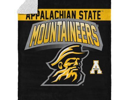 Appalachian State Mountaineers Silk Touch Sherpa Throw Blanket 50x60 Inches Discount