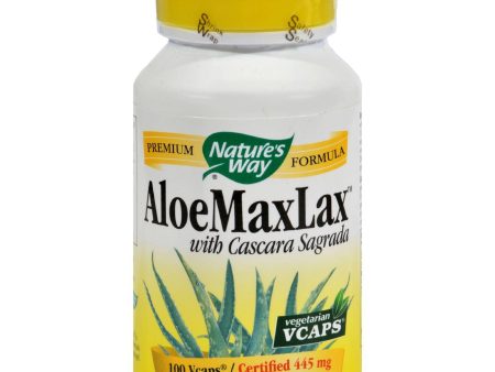 Nature s Way Aloemaxlax With Cascara Sagrada - 100 Vegetarian Capsules Discount