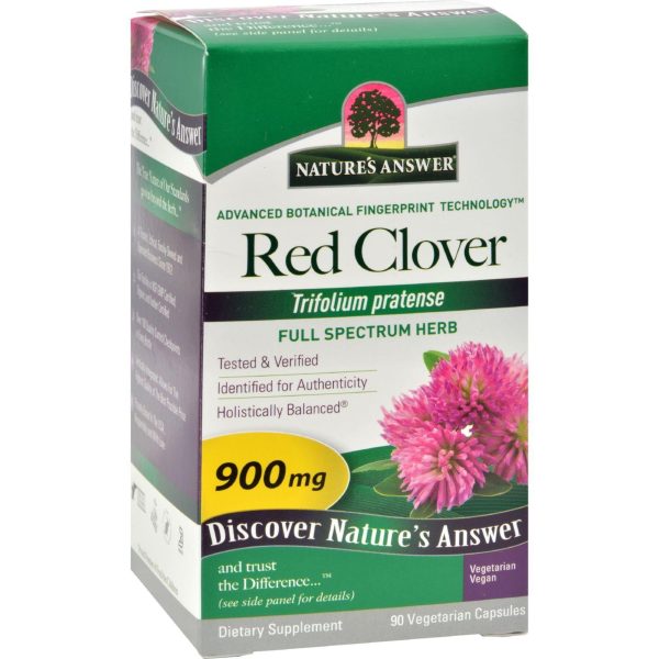 Nature s Answer Red Clover Tops - 90 Caps Sale