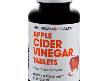 American Health Apple Cider Vinegar - 300 Mg - 200 Tablets Online now