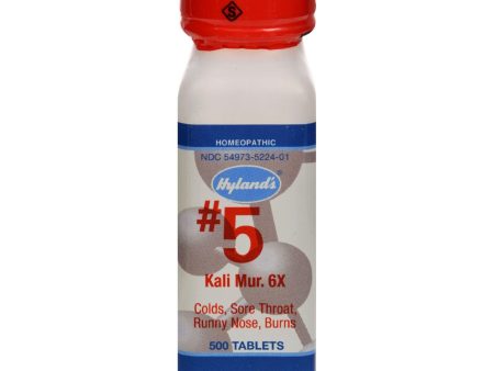 Hyland s No.5 Kali Mur. 6x - 500 Tablets Online Hot Sale