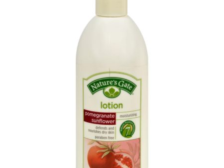 Nature s Gate Lotion - Pomegranate Sunflower - 18 Oz For Cheap