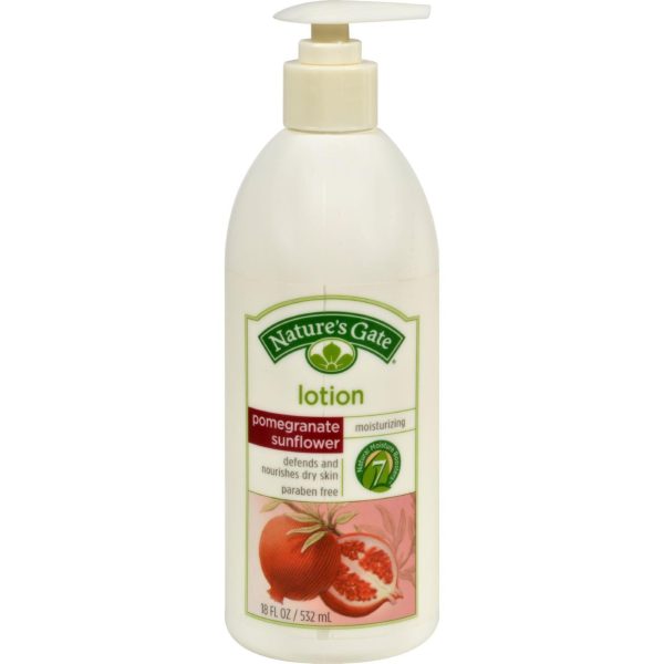 Nature s Gate Lotion - Pomegranate Sunflower - 18 Oz For Cheap