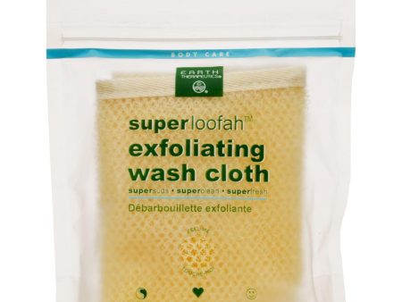 Earth Therapeutics Loofah - Super - Exfoliating - Wash Cloth - 1 Count Fashion