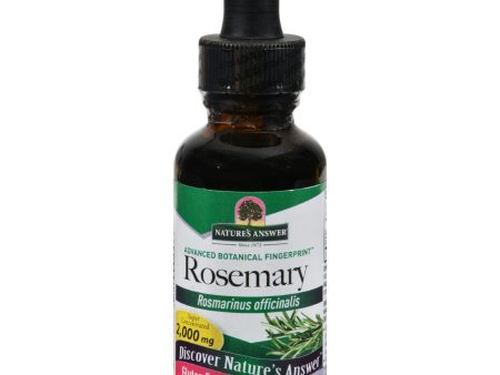 Nature s Answer Rosemary Leaf - 1 Fl Oz Discount