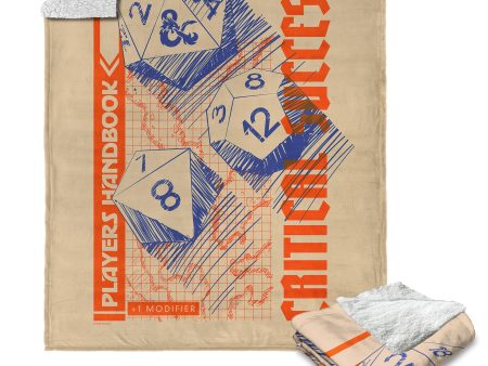 Hasbro Hasbro Dungeons & Dragons Critical Success Silk Touch Sherpa Throw Blanket 50X60 Inches on Sale